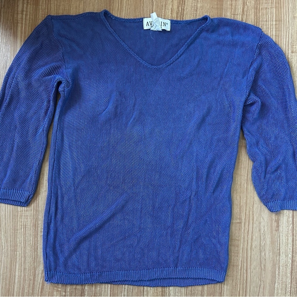 Avalin Women's Seed Stitch pull over Sz M